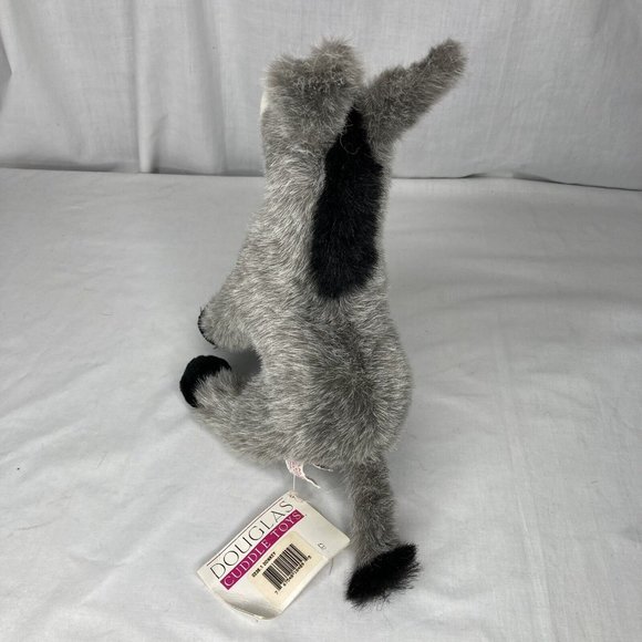 Vintage Douglas Cuddle Toys Donkey Burro Stuffed Animal Gray Toy 11" - Picture 4 of 8